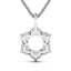 Pendentif semi-monture en or blanc 14K avec diamant blanc de 0,14 carat