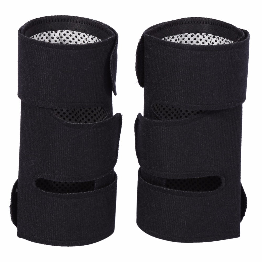 1 Pair Tourmaline Self Heating Knee Pads Magnetic Therapy Kneepad Pain Relief Arthritis Brace Support Patella Knee Sleeves Pads - Korvel