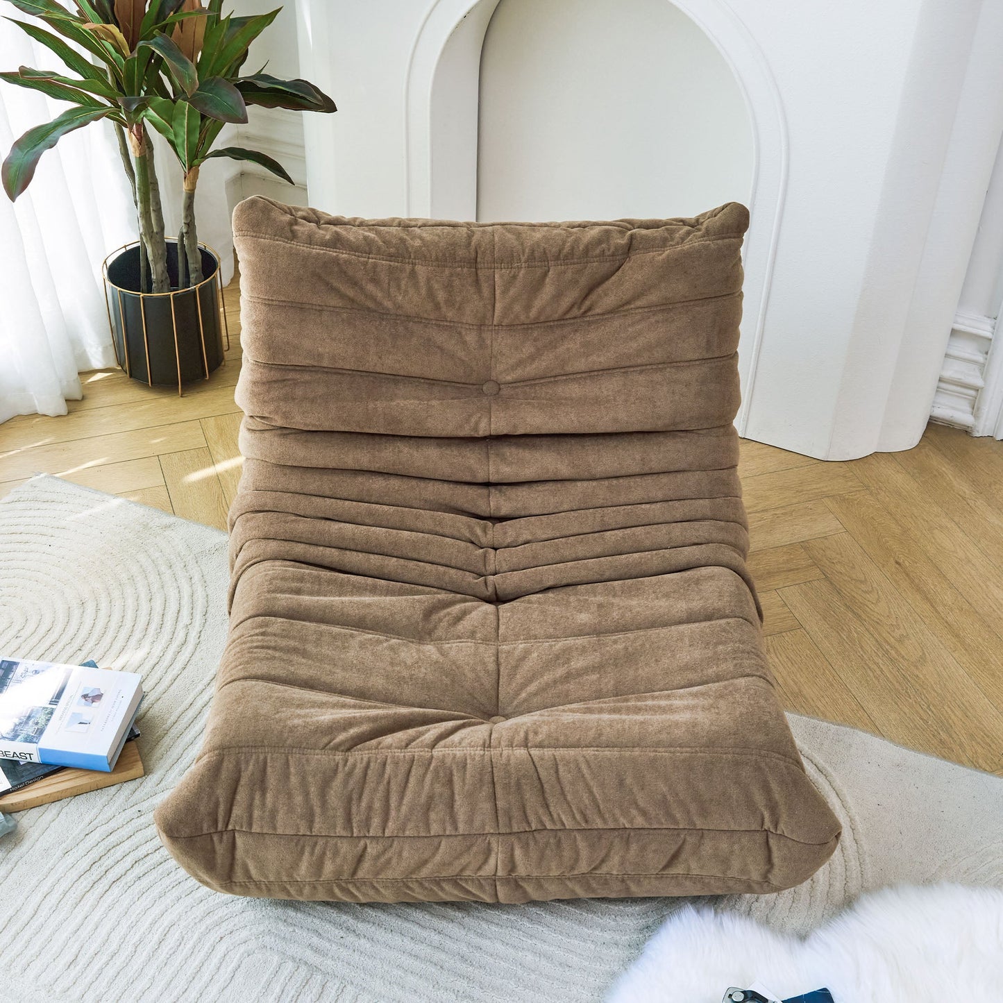 Fauteuil en forme de haricot en mousse à mémoire de forme premium pour adultes