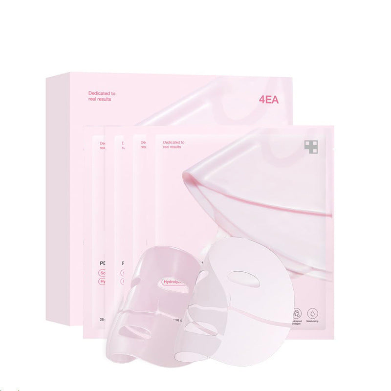 PDRN PINK COLLAGEN GEL MASK Pink Collagen facial mask Jelly Split facial mask - Korvel