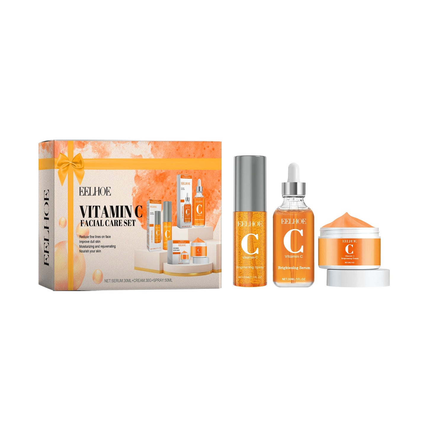 Ensemble de soins de la peau au vitamine C premium