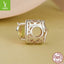 Silver Charm Original Autumn Golden Ginkgo Leaf DIY Bracelet Beads Luxurious Shining s925 Pure Silver Beads Loose Beads - Korvel