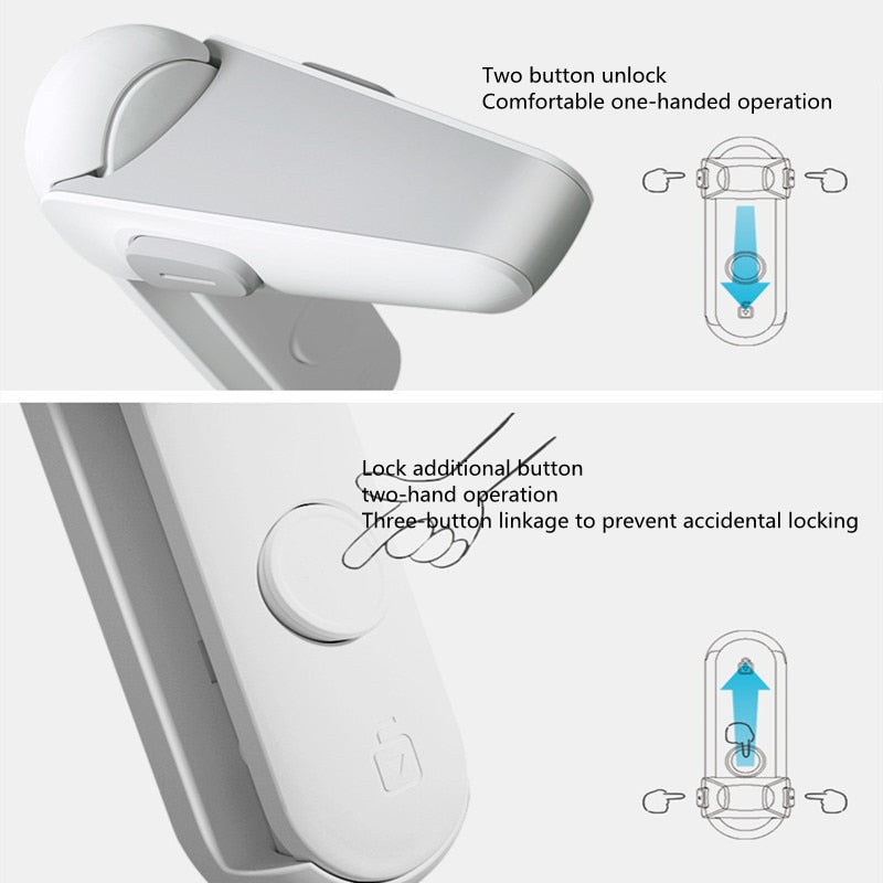 Verrou de porte pour enfants - Installation facile et protection