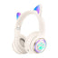 Luminous Cat Ears Bluetooth Over-Ear Headphones