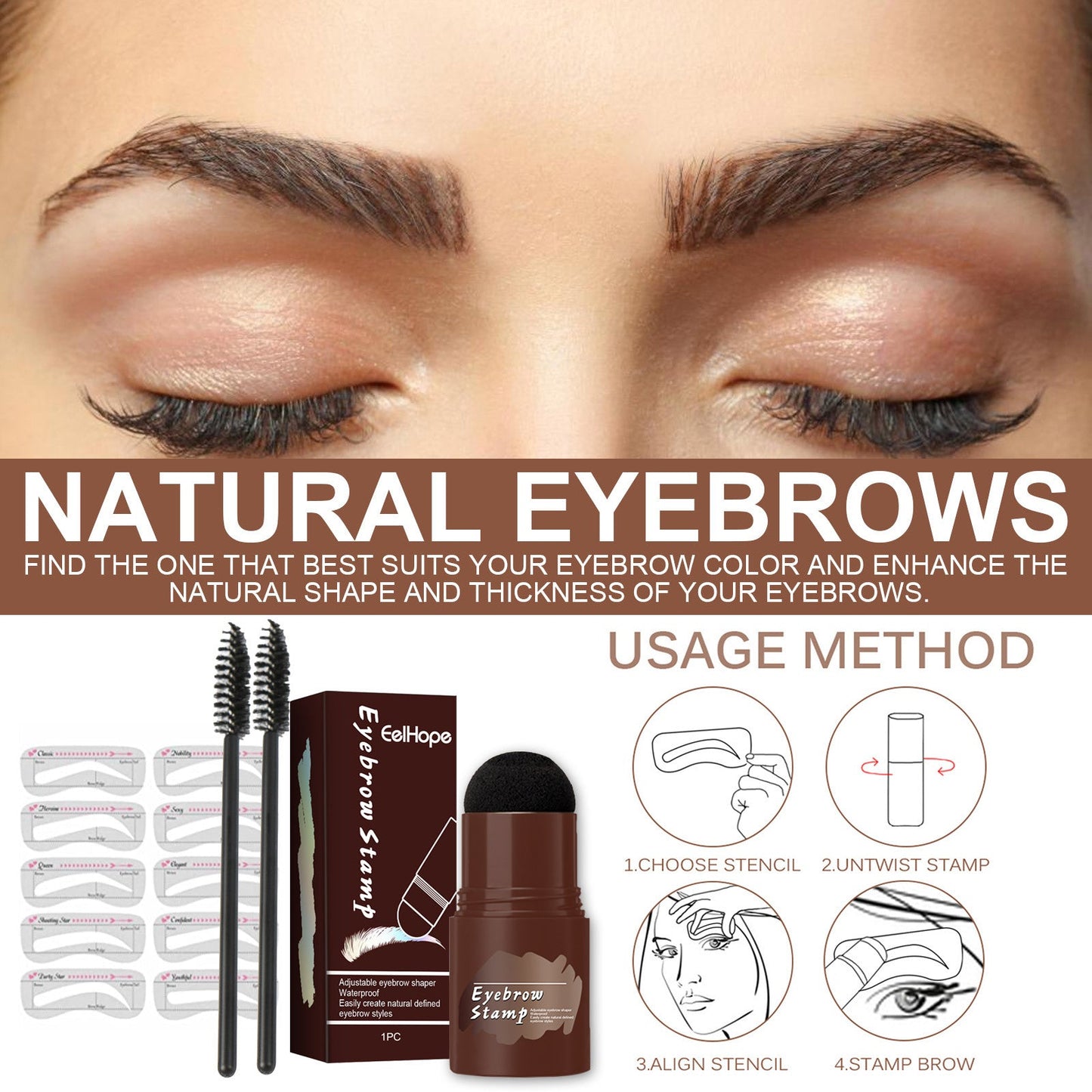Ensemble Brow Print - Maquillage des sourcils rapide et naturel