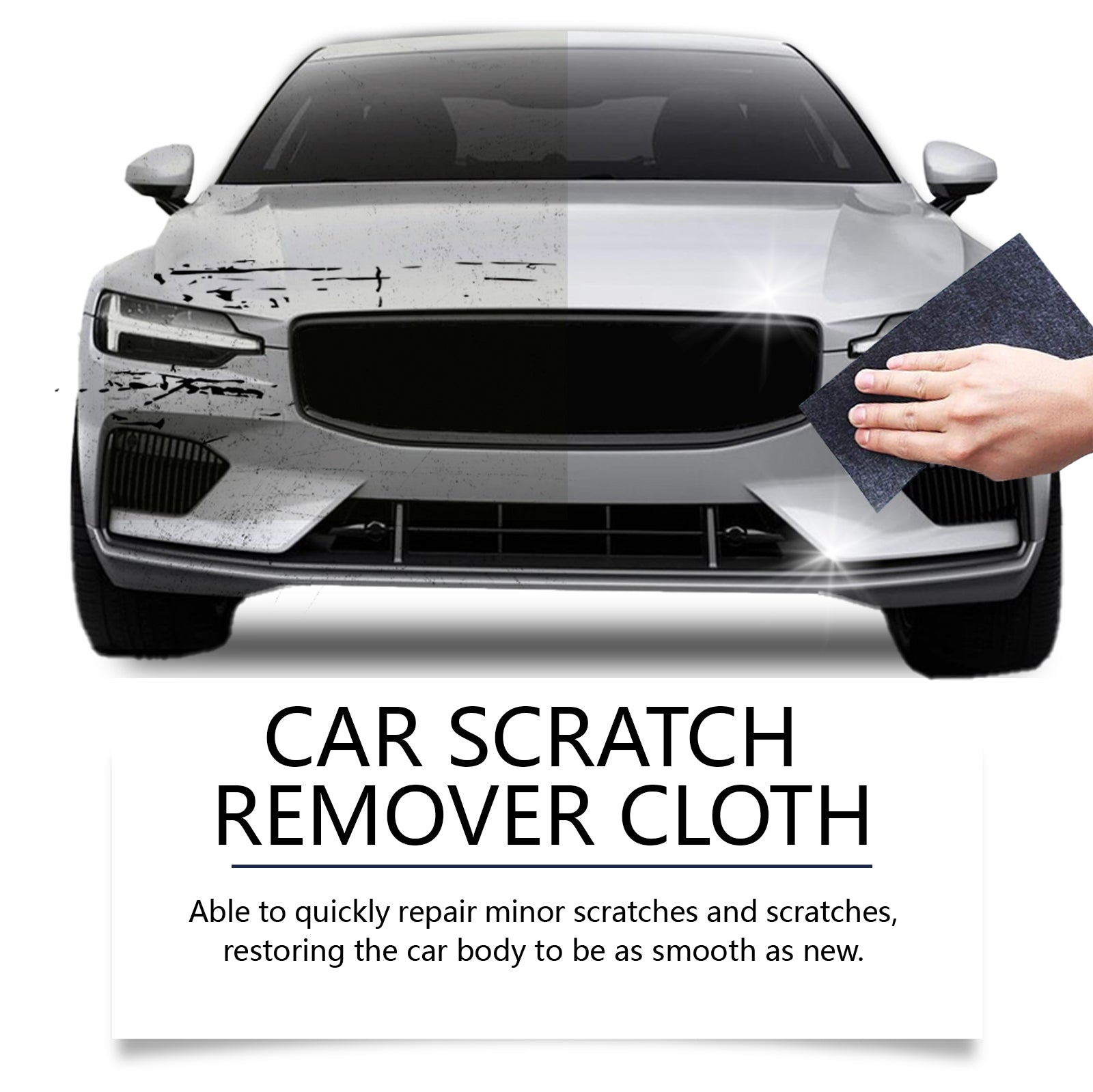 Automotive Nano Scratch Repair Cloth, Automotive Paint Scratch Water Stain Cleaning Repair And Maintenance Portable Cloth - Korvel