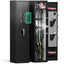 3-4 rifle and handgun safes, quick fingerprint with detachable rack and 2 adjustable gun slots - Korvel