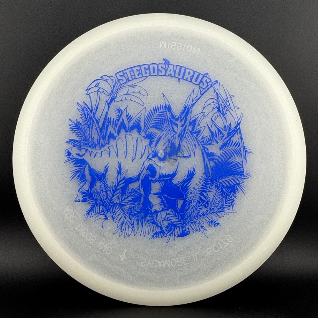 Glow Egg Shell Stegosaurus - Special Edition Disc Golf Disc