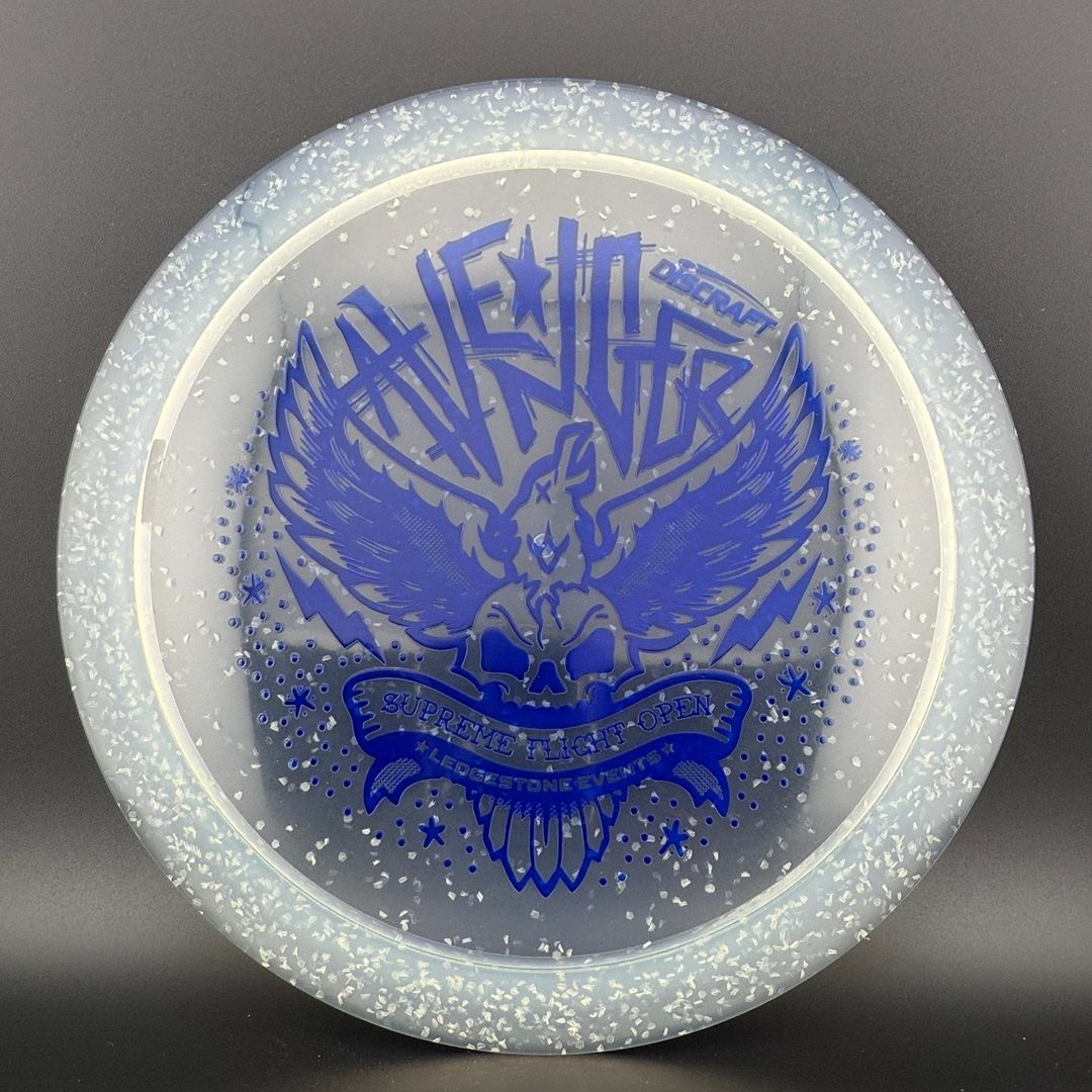 Glo Confetti CryZtal Avenger - Premium Disc Golf Driver