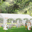 Sannwsg Party Tent -10x20FT Heavy duty Tent with Removable Side, Wedding Exclusive Holday Bithday BBa Backyard Evening Tent - Korvel