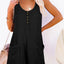 Pocketed Scoop Neck Sleeveless Romper