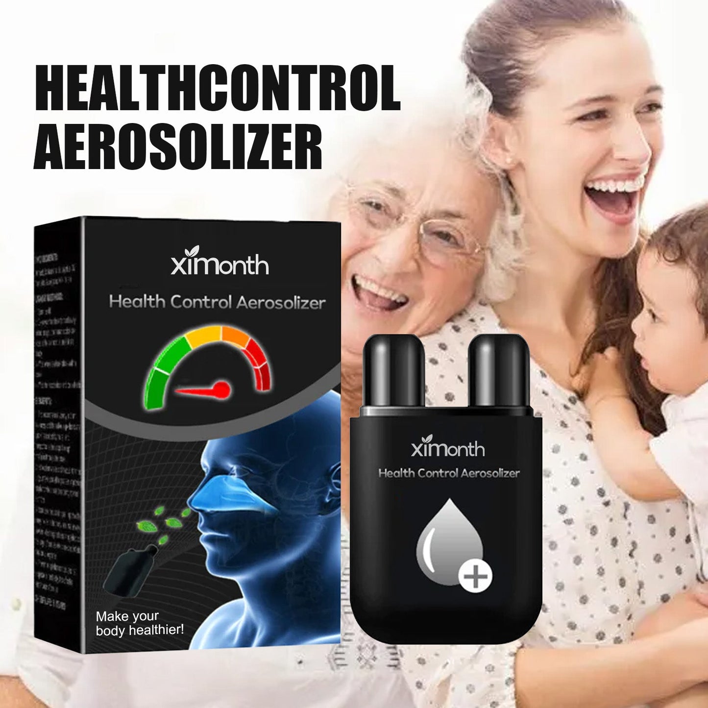 Aérosoliseur de confort nasal premium pour soulagement de la congestion