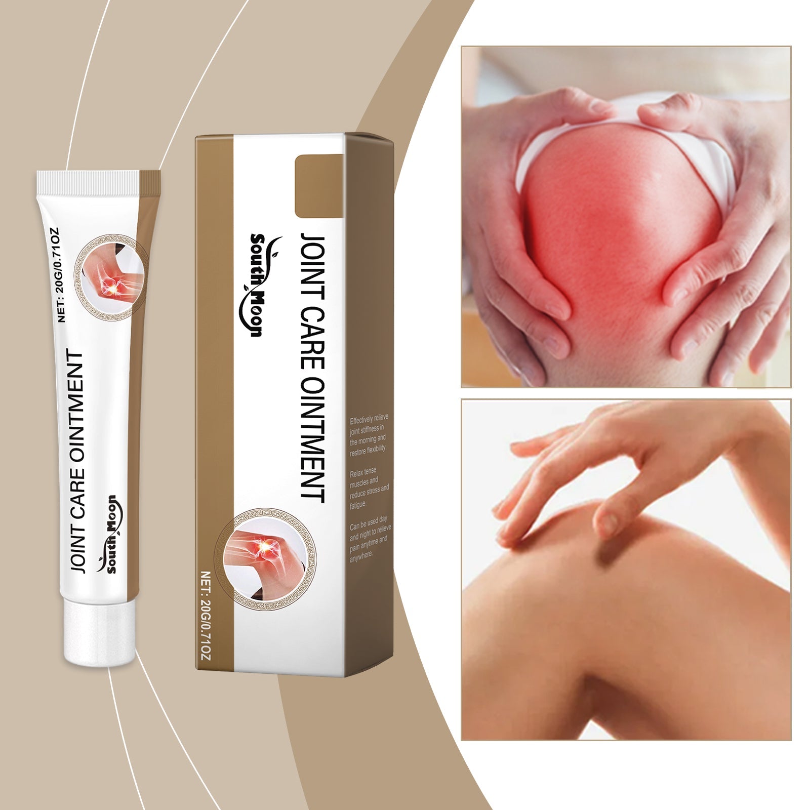 Joint Care Ointment, Gentle Formula Comfort Massage Care Body Joint Care Ointment - Korvel