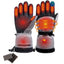 Intelligent temperature control heating gloves USB charging heating outdoor skiing cycling electric heating gloves - Korvel