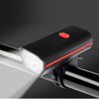 Bicycle lights, headlights, mountain bikes, night riding, charging, strong light flashlight, USB charging, horn lights, riding e - Korvel
