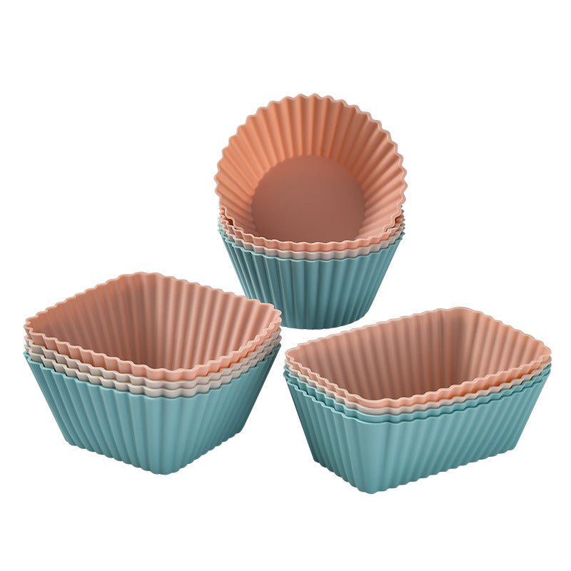 Premium Silicone Muffin Cup Baking Mold Set