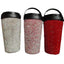 Diamond inlaid vacuum stainless steel coffee cup creative handle insulated cup vacuum portable car cup - Korvel