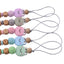 Cartoon frog silicone pacifier chain baby beech tooth glue chain toy anti-drop chain - Korvel