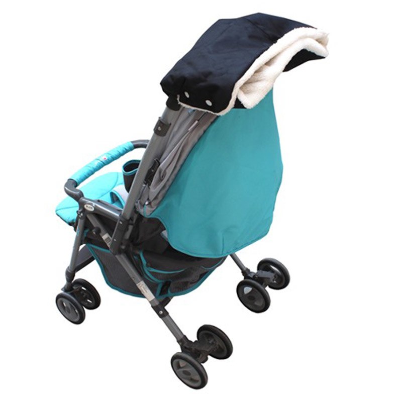 Warm Baby Winter Stroller Gloves Thicken Stroller Hand Muff Pram Accessories Waterproof Kids Pushchair Hand Cover Fur Mittens - Korvel