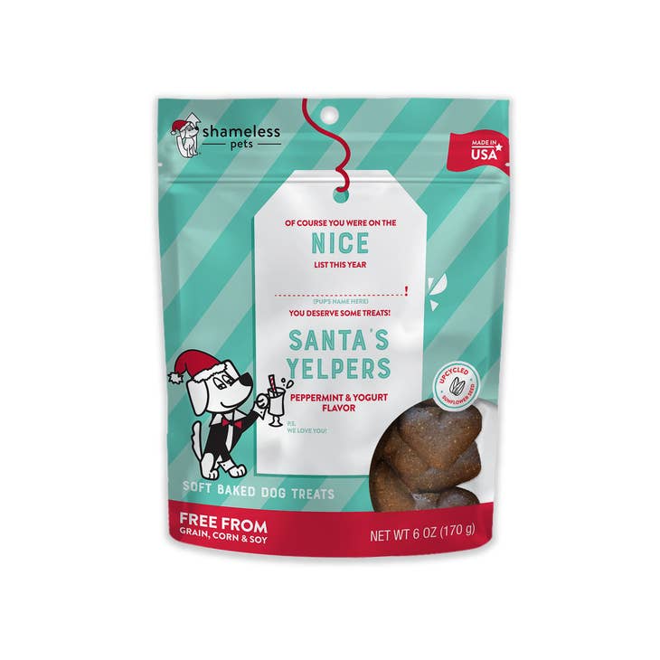 Friandises de vacances pour chiens Shameless Pets - 8 oz