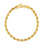 Bracelet en chaîne en soie en or jaune 14k (4,30 mm)