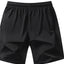 Men's Plus Size Drawstring Pocketed Shorts
