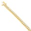 18K Yellow Gold Round Cut Diamond Spiral Link Bracelet