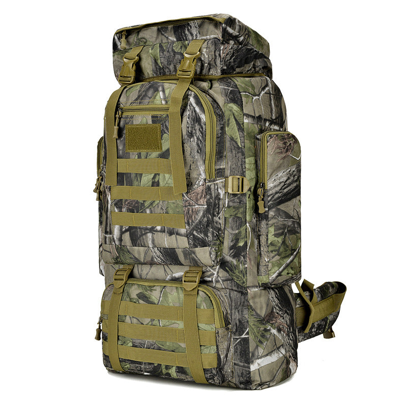 Mochila de Montañismo Camuflada para Exterior