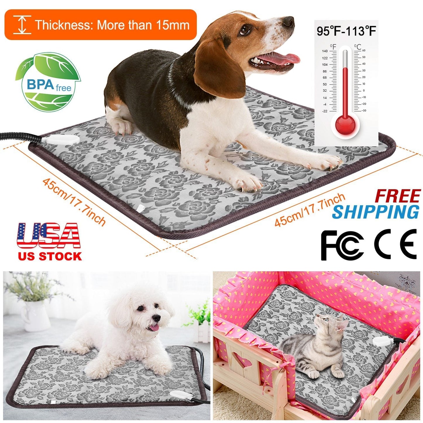 Tapis chauffant pour animaux de compagnie GBruno Cozy pour un confort ultime