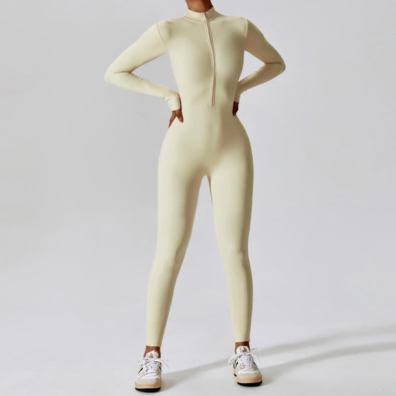 Seamless Long Sleeve Jumpsuit for Women - Activewear Essentials