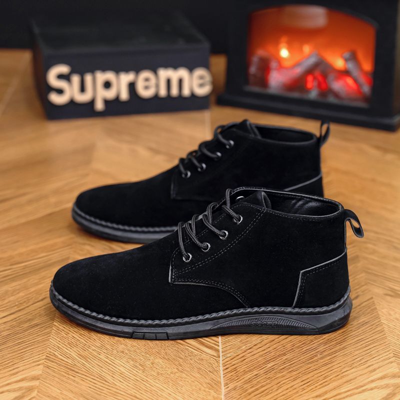 Trendy Men's High-Top Martin Boots for Casual Wear