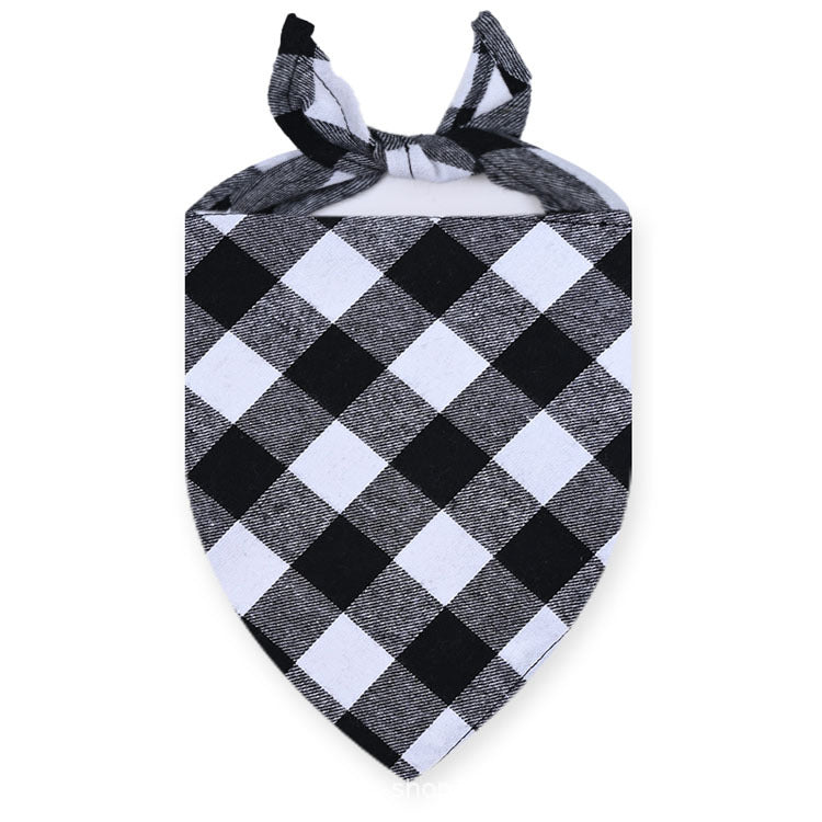 Bandanas de Perro de Cuadro de Algodón Premium - Accesorios Elegantes para Mascotas