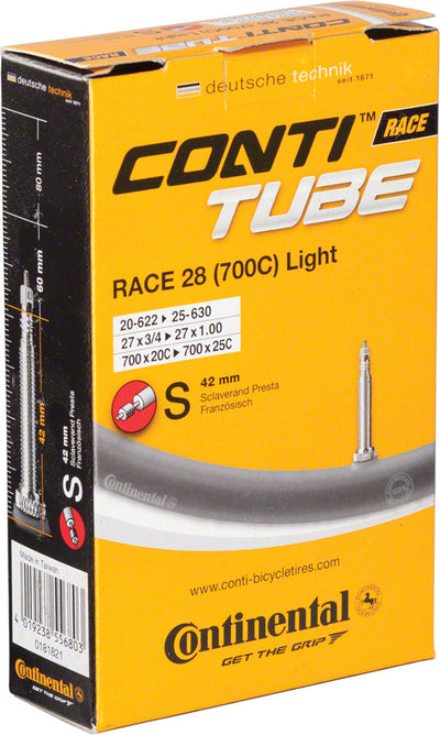 Continental Light Tube - 700 x 20 - 25mm Presta Valve