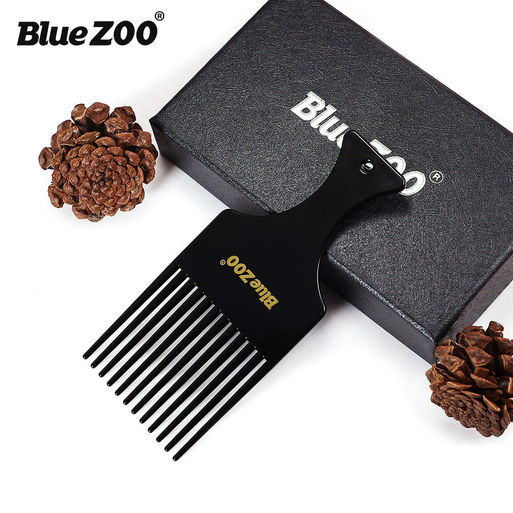 Peigne de coiffure rétro pour hommes Blue ZOO
