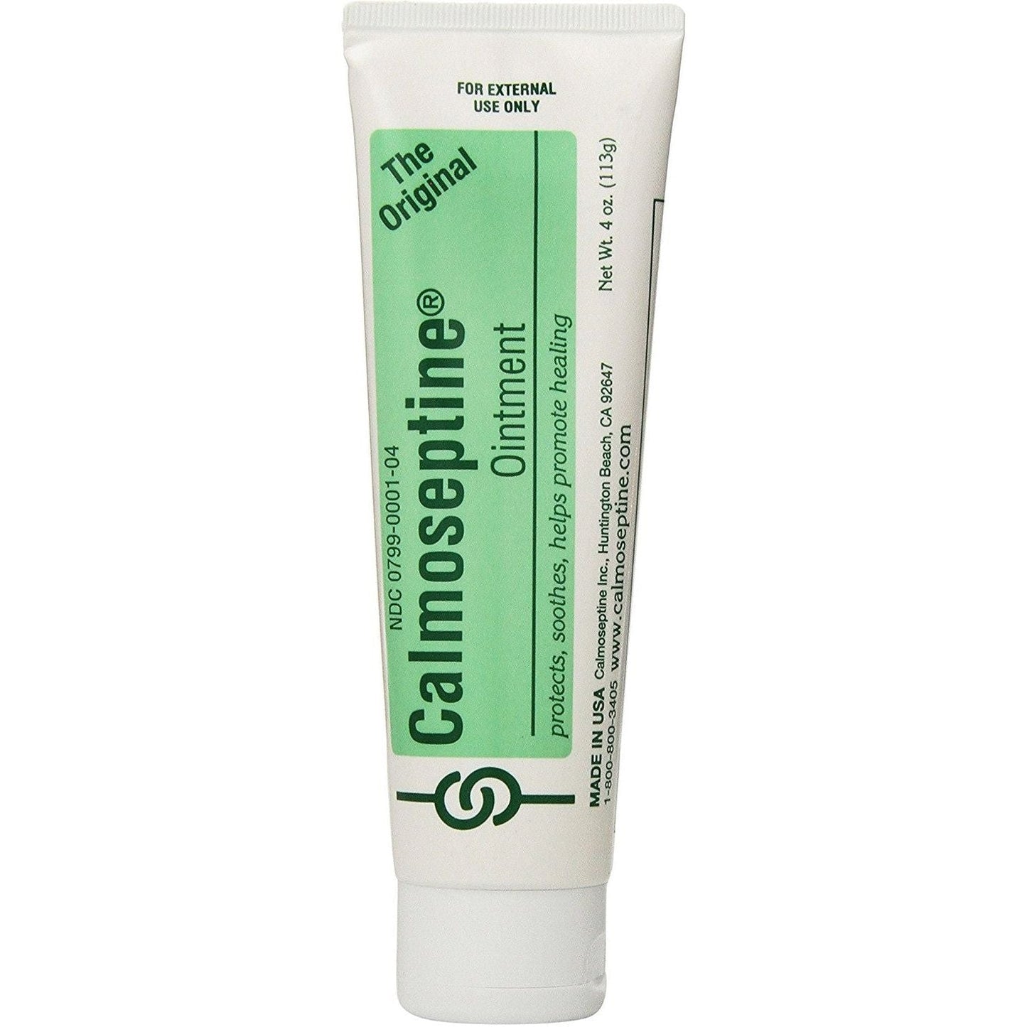 Tubo de Ungüento Calmoseptine para Irritaciones de la Piel, 4 Oz