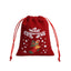 Christmas Gift Velvet/linen Drawstring Bags Bracelet Jewelry Candy Packaging Bags - Korvel