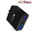 3PD+3USB mobile phone charger fast charging travel charger charging head - Korvel