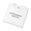 Camiseta Confidence Maintained – Edición Tipografía Minimalista