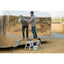 Work Platform Aluminum Portable Bench Folding Ladder ANSI Capacity 225 LBS 40" - Korvel