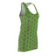 Green WhimsiCat Racerback Dress – Playful Athletic Style