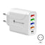 4USB+Type-C mobile phone charger PD18W 5-in-1 charging head 48W charger PD interface charger - Korvel