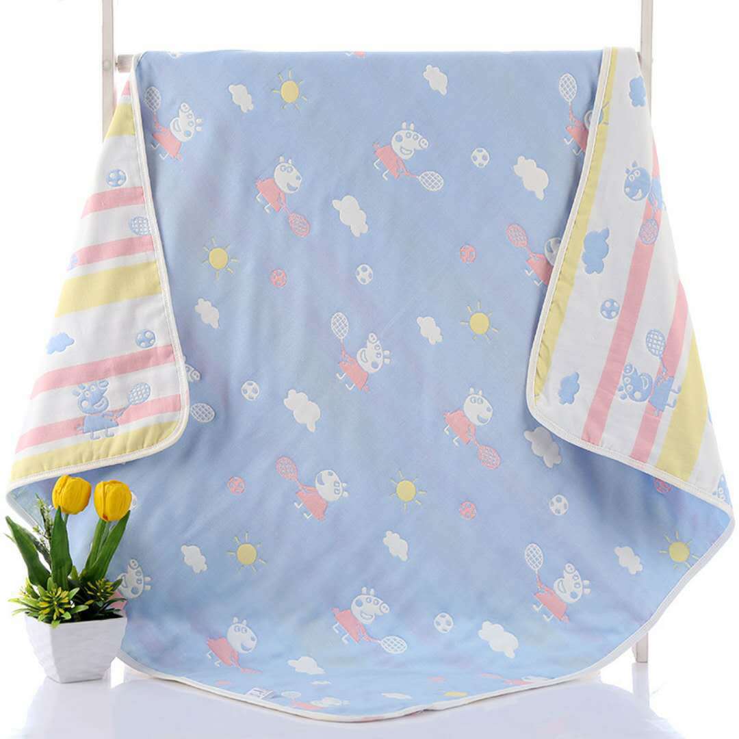 Manta de Recepción Premium 100% Algodón - 110x110cm