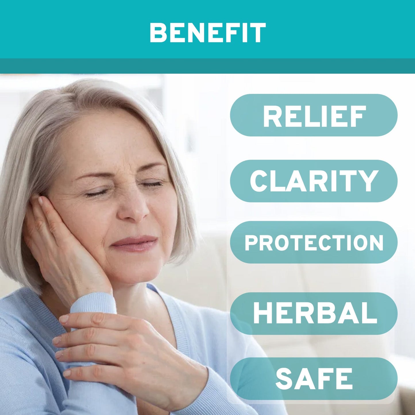 Clear Ear Support Elixir, Relieve Tinnitus Ear Discomfort Inner Ear Obstruction Clean Ear Health Care Solution - Korvel
