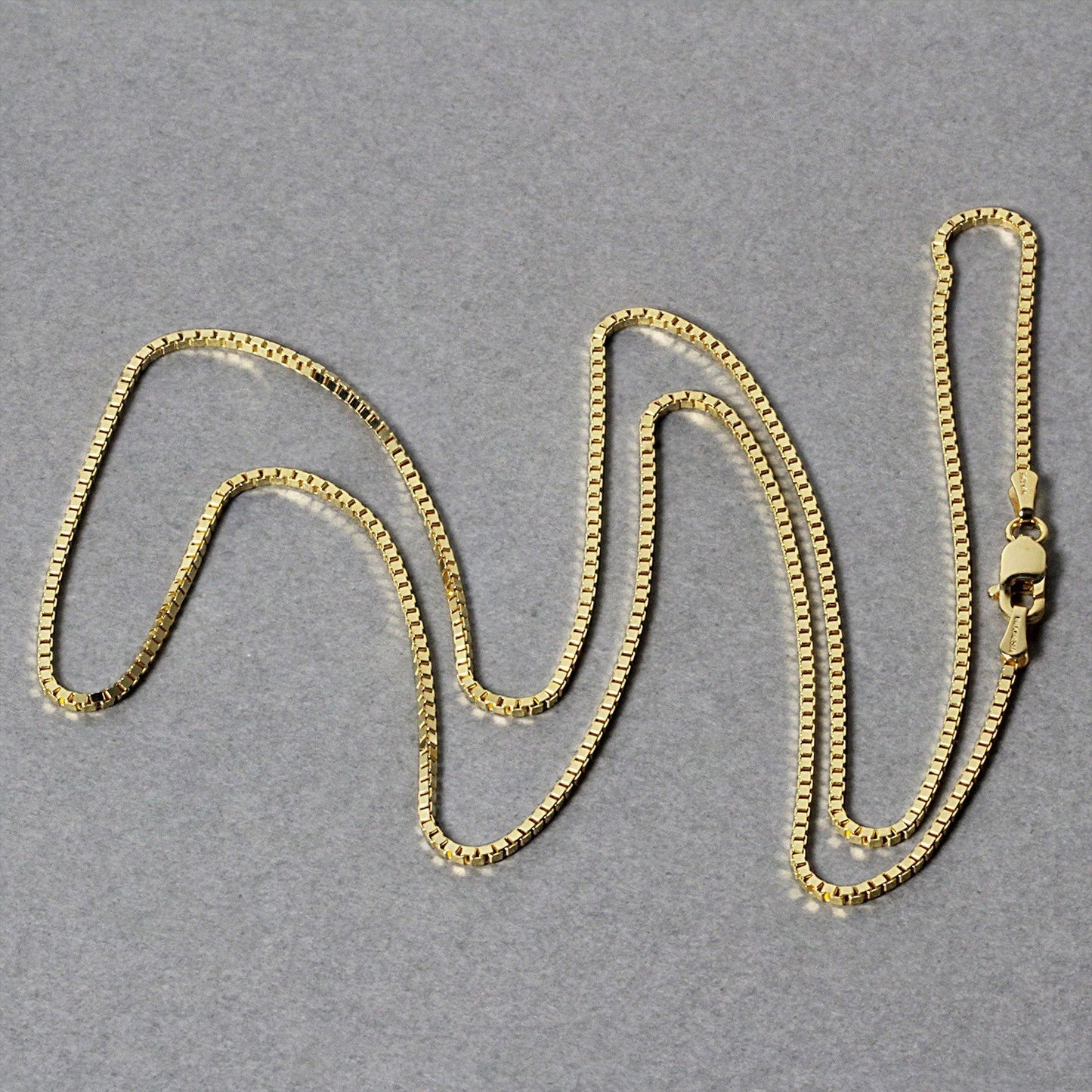 14k Yellow Gold Classic Box Chain - 1.1mm