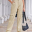 Premium Straight Denim Cargo Pants