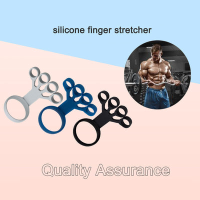 Silicone Finger Trainer Wrist Tensor Finger Grip Strength Trainer for Hand Strength Training - Korvel
