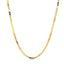 Cadena de Caja Semi Sólida de Oro Amarillo de 14k - 1.6mm