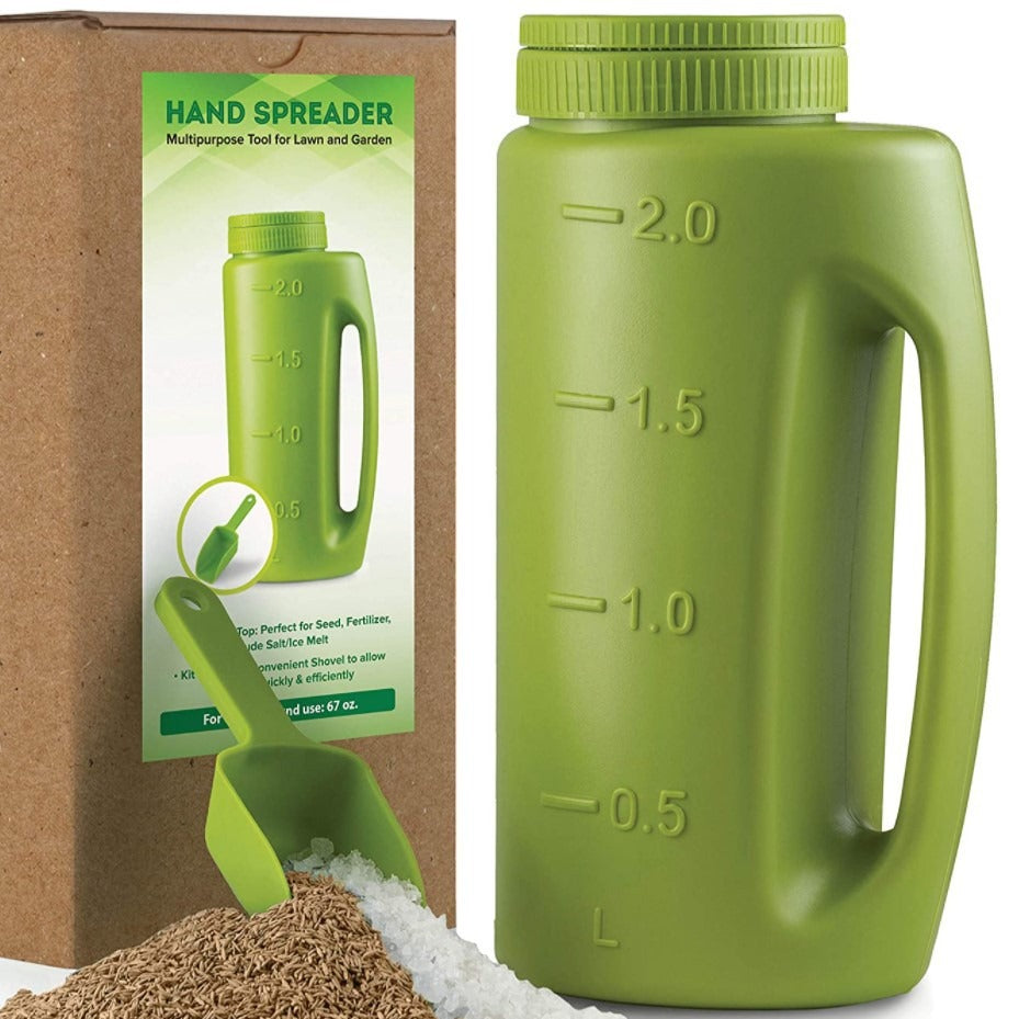 Harris Diatomaceous Earth Spreader with Scoop and Adjustable Top - Korvel