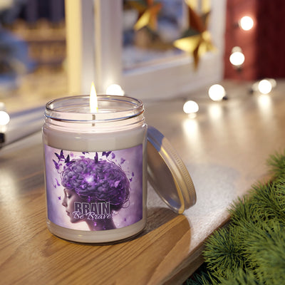 Bougie parfumée Purple Brain Be Brave, 9oz