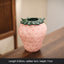 Strawberry ceramic vase, flower arrangement, living room home decoration ornament, hydroponic flower pot, high-end and high aest - Korvel